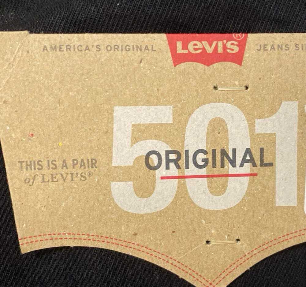 NWT Levi's 501 Unisex Adults Black High-Rise Pock… - image 5