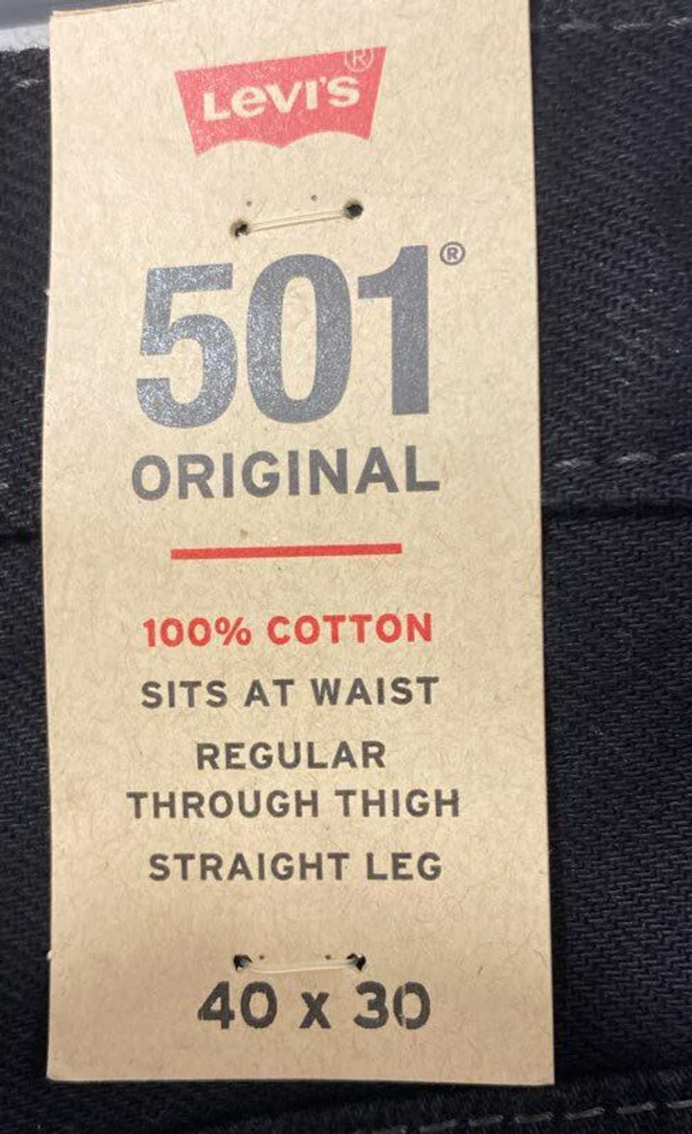 NWT Levi's 501 Unisex Adults Black High-Rise Pock… - image 6