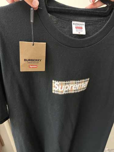 Burberry × Supreme Supreme Burberry Box Logo Tee