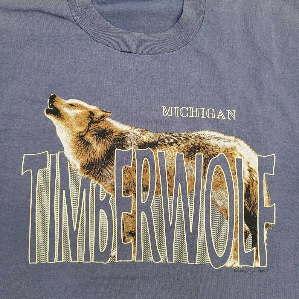 Fruit Of The Loom Vintage 1995 Wolf Shirt Womens … - image 12