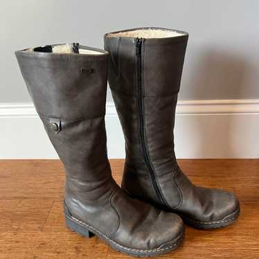 Rieker Lined Leather Boots