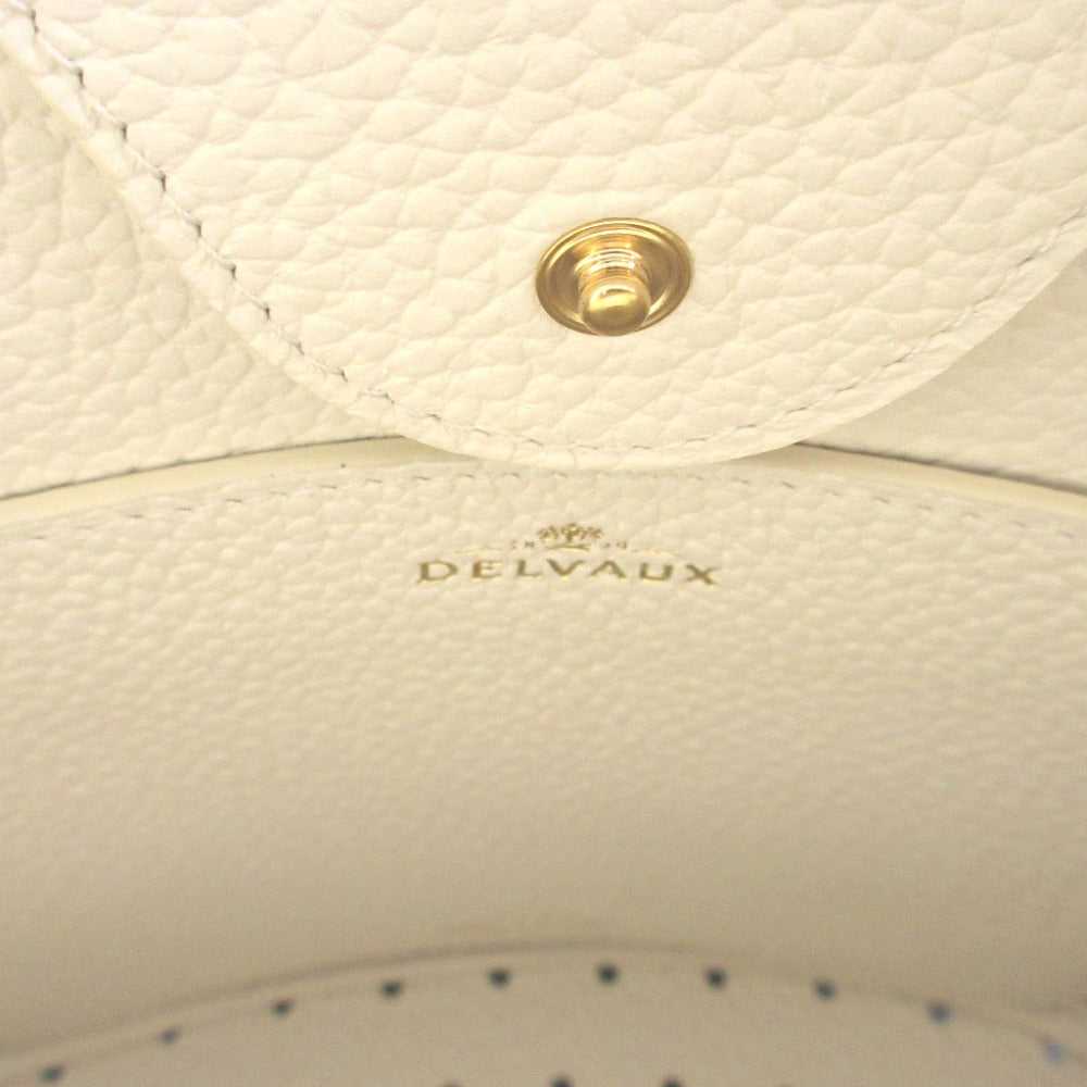 DELVAUX Handbag DLAA0607 Canvas, Leather white Pi… - image 6