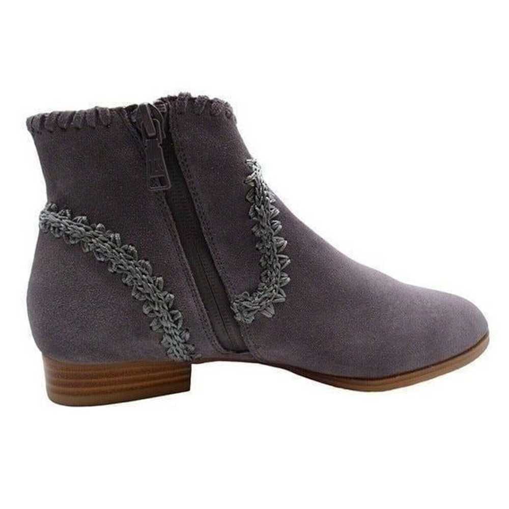 Jack Rogers Gemma Suede Ankle Booties, Gray, Size… - image 11