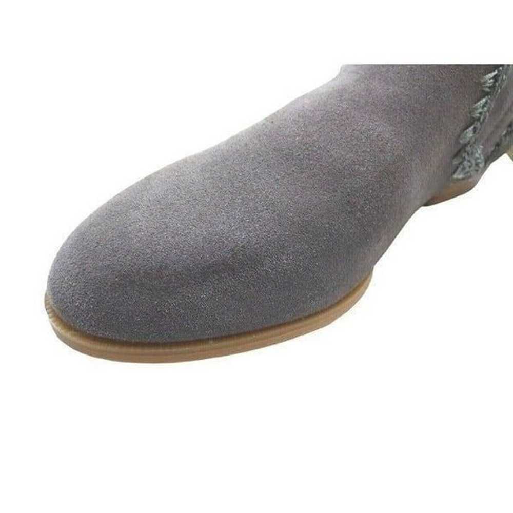 Jack Rogers Gemma Suede Ankle Booties, Gray, Size… - image 4