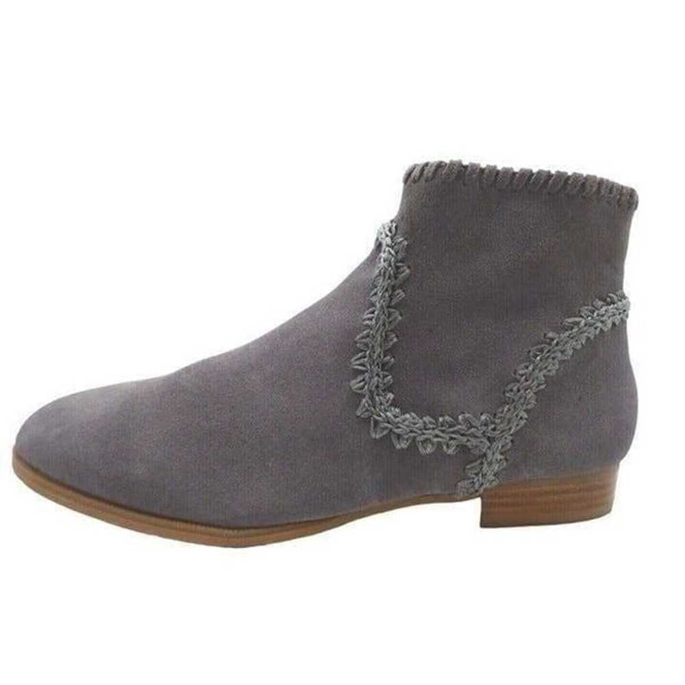 Jack Rogers Gemma Suede Ankle Booties, Gray, Size… - image 9