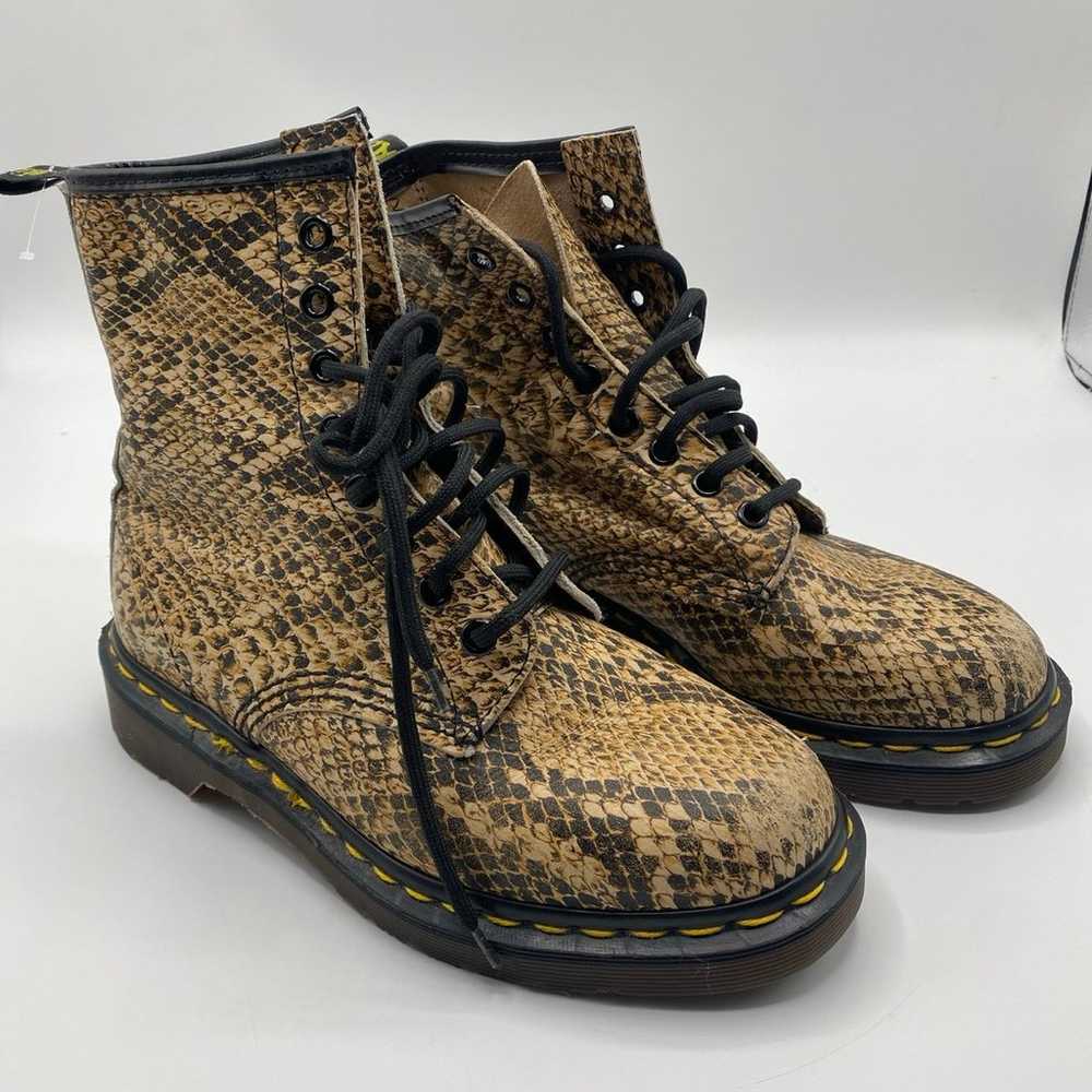 Vintage 90s Dr. Martens Python Snakeskin Leather … - image 1