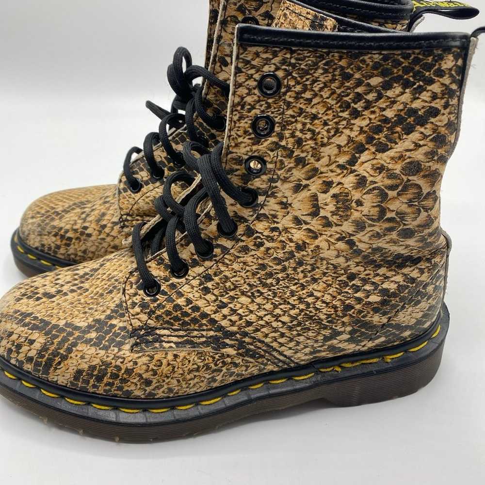 Vintage 90s Dr. Martens Python Snakeskin Leather … - image 4