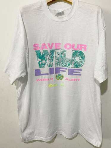 Animal Tee × Rare × Vintage Vintage Save Our Wild… - image 1