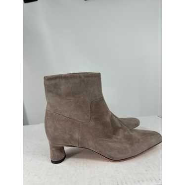 Vince Hela Bootie Light Woodsmoke Suede Size 5 - image 1