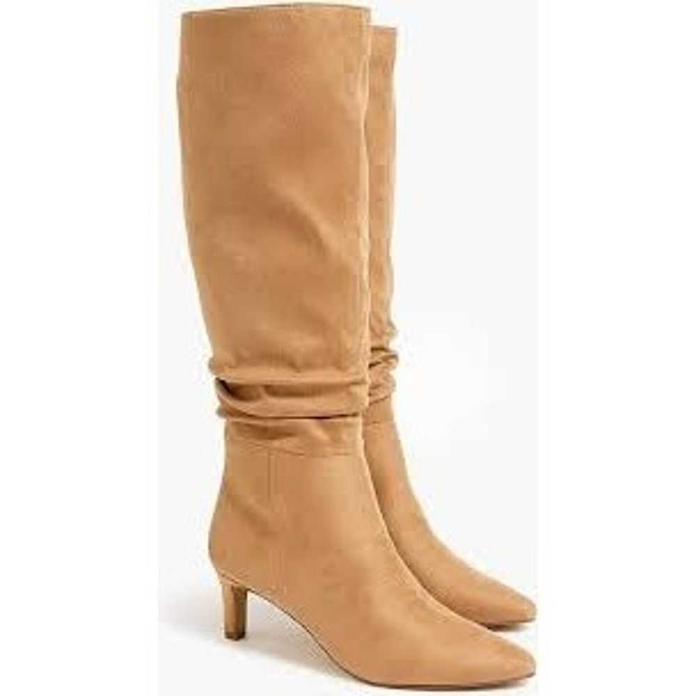 J. Crew Factory Sueded Slouch Knee-High Boots in … - image 1