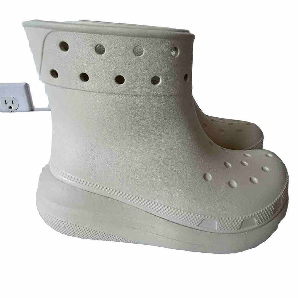 Crocs Classic Crush Off-White Ivory Rain Boot Lig… - image 4