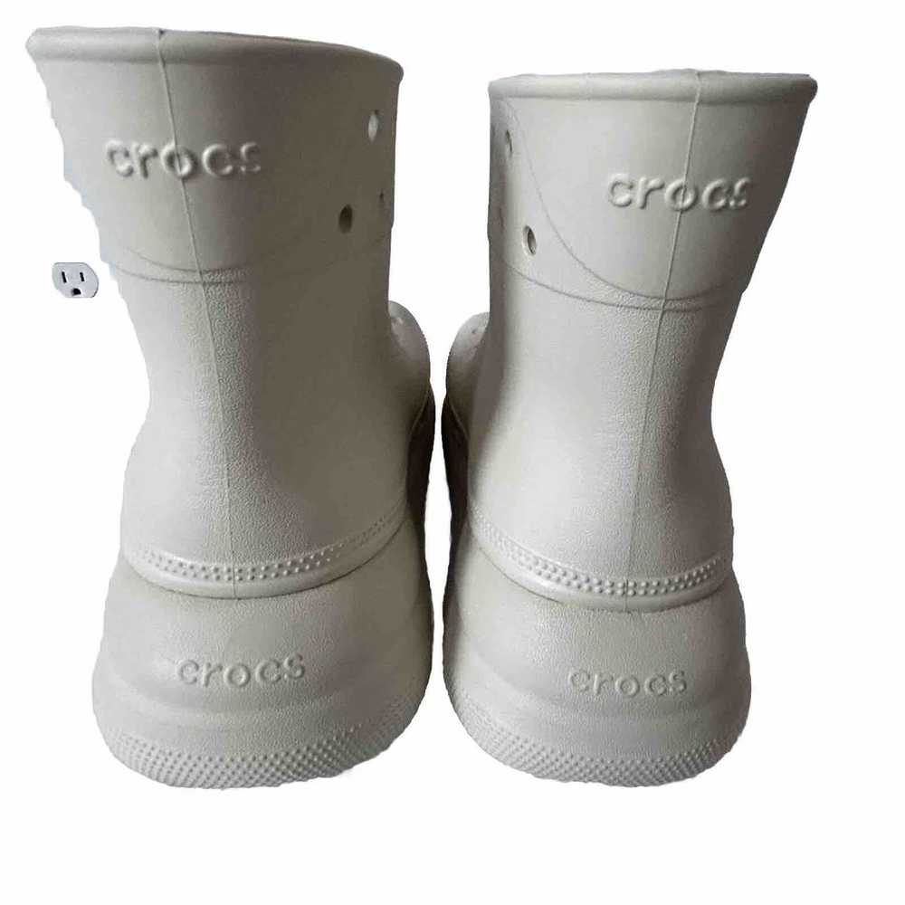 Crocs Classic Crush Off-White Ivory Rain Boot Lig… - image 5