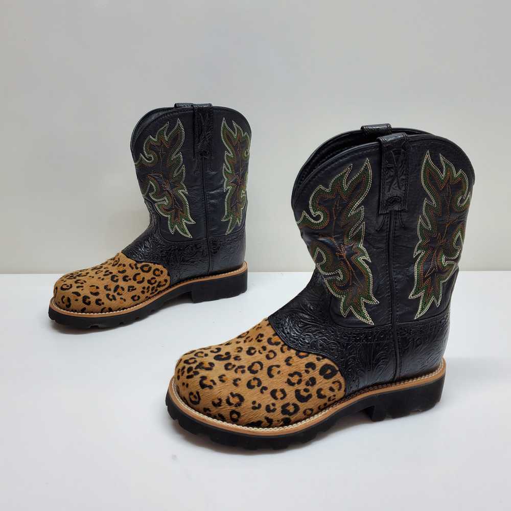 Women's Twisted X Animal Print Western Boots Size… - image 2