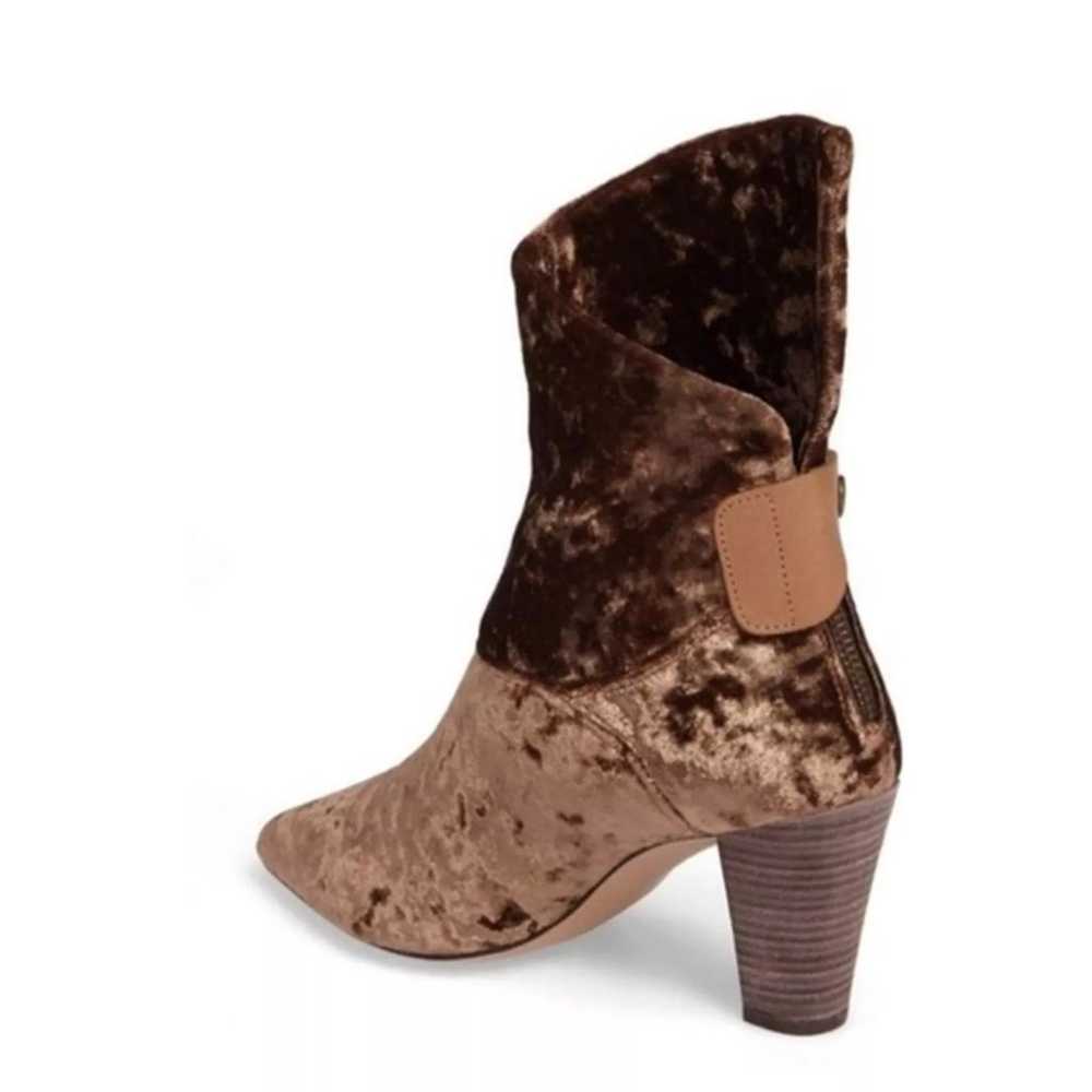 Free People Moonlight Brown/Gold Crushed Velvet A… - image 3