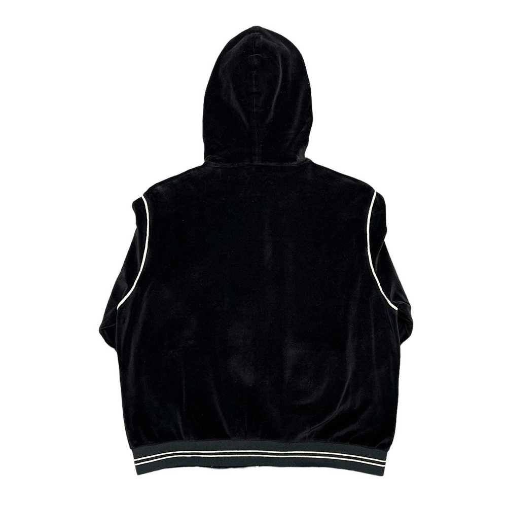 Celine Small Logo Track Hooded Sweatshirt Black - image 2