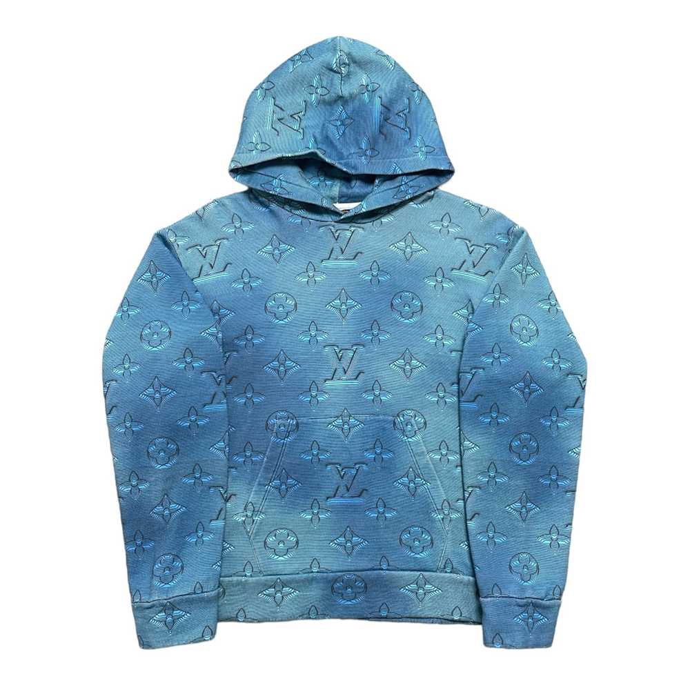 Louis Vuitton Printed All Over Hooded Sweatshirt … - image 1