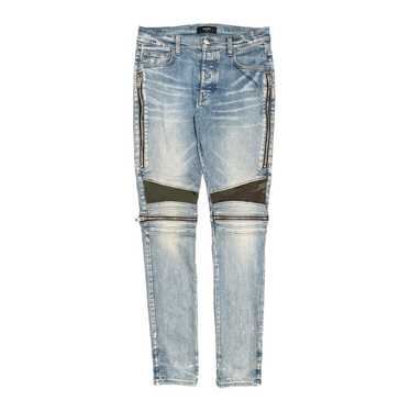 Amiri Amiri MX2 Camo Bandana Patch Jeans Clay Ind… - image 1