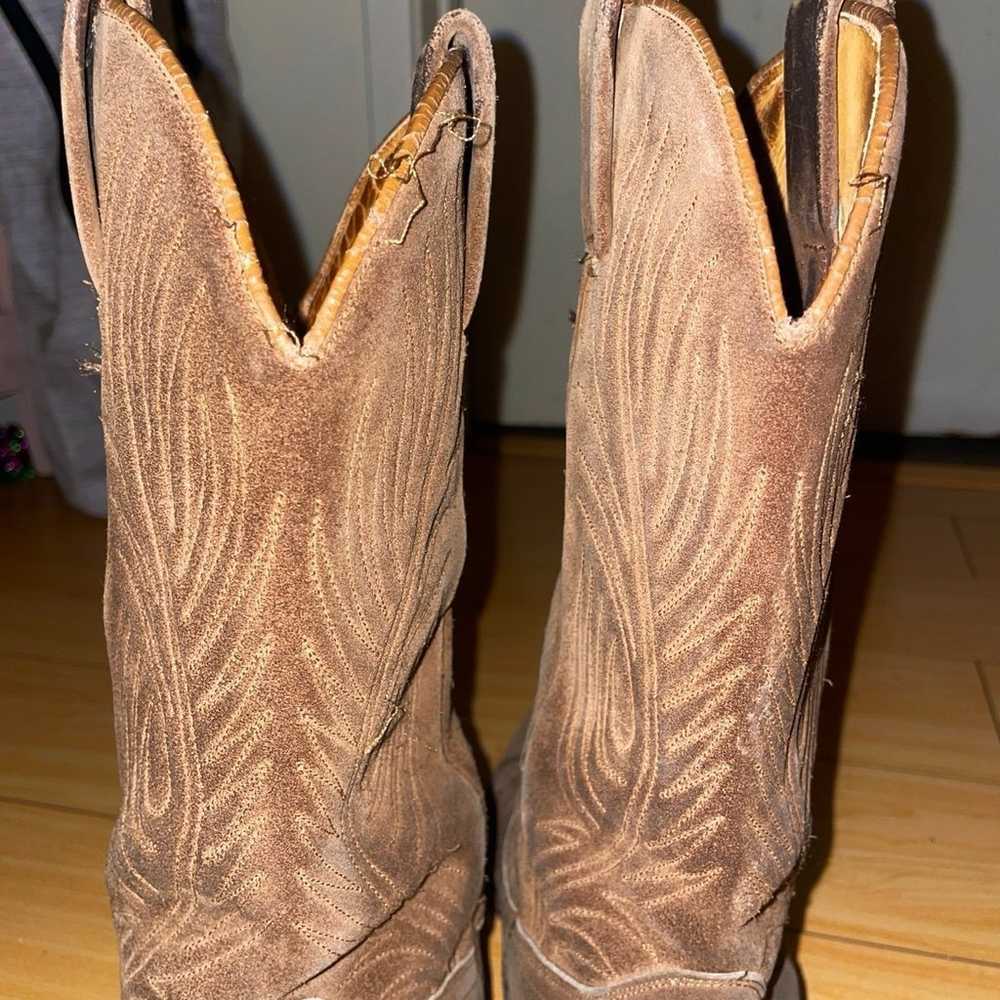 Vintage leather cowboy boots - image 5