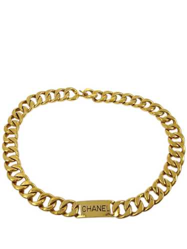 CHANEL Pre-Owned 1990-2000s logo chain belt - Gold - image 1