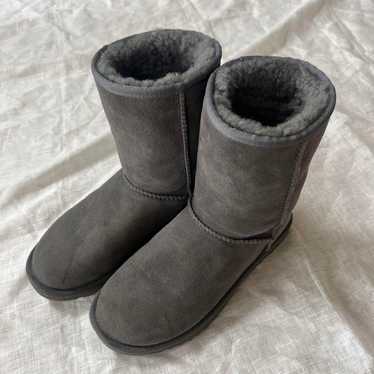 UGG sheepskin boots gray