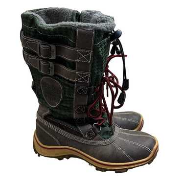 Pajar Adriana Winter Fleece Lined Green Snow Boots