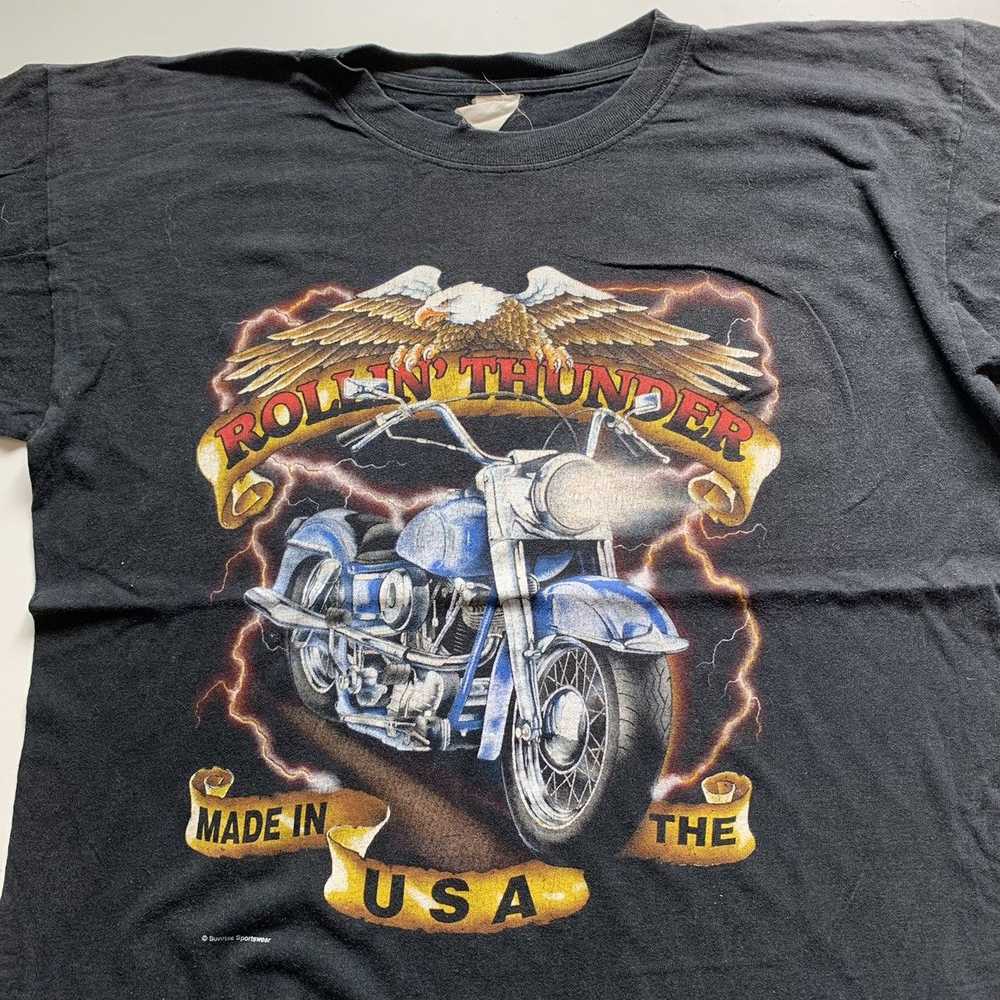 Harley Davidson × Vintage Vintage 1990s Rolling T… - image 2