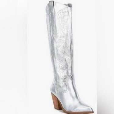 Gianni Bini Butterfly Metallic Western Tall Cowboy