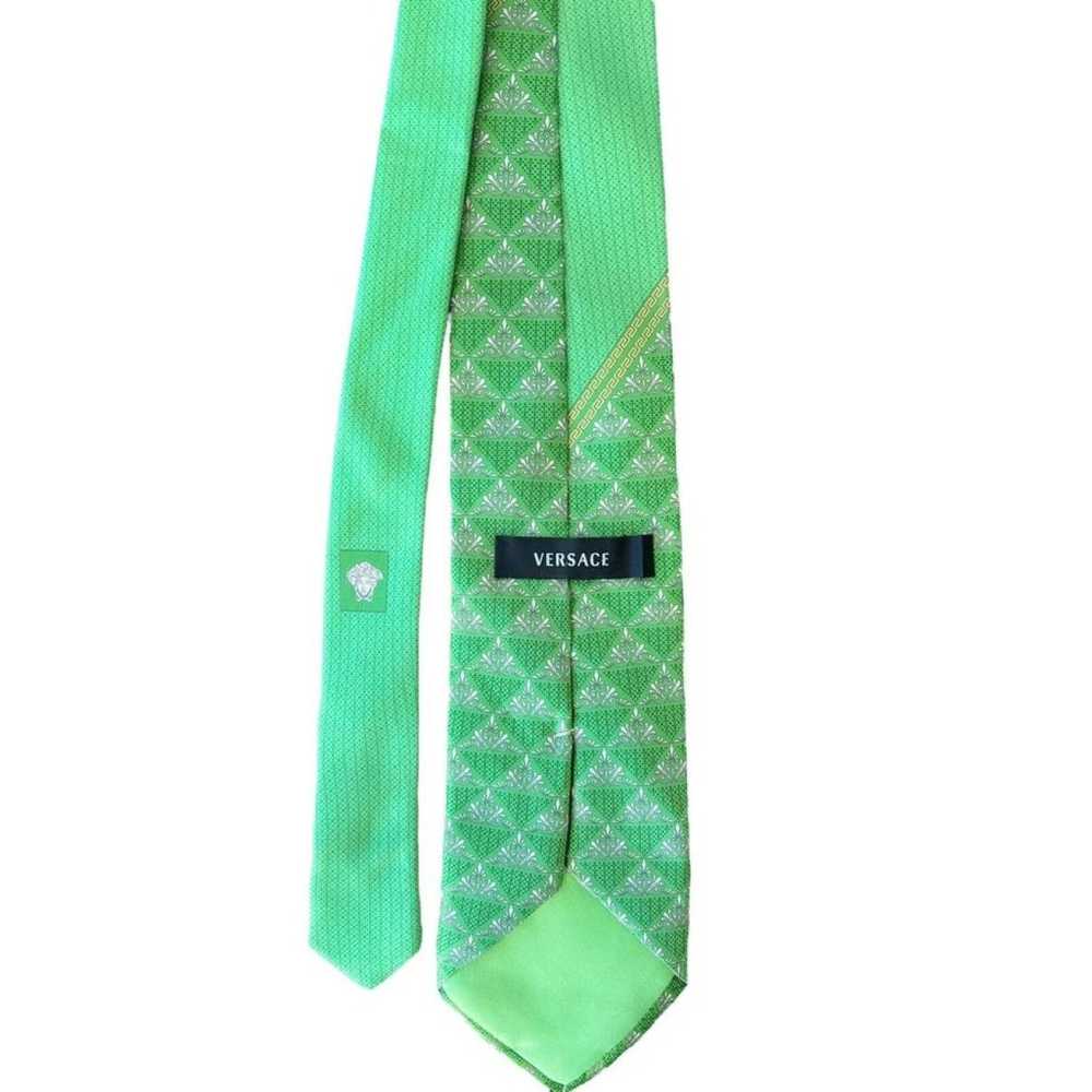 Versace Silk tie - image 3