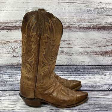 Lucchese Savannah Corbin Brown Mad Dog Goat Leath… - image 1