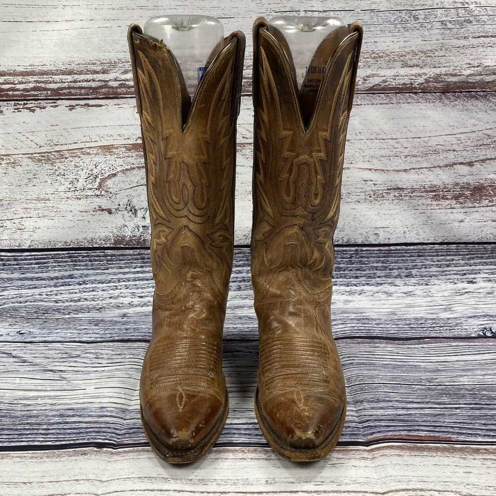 Lucchese Savannah Corbin Brown Mad Dog Goat Leath… - image 2