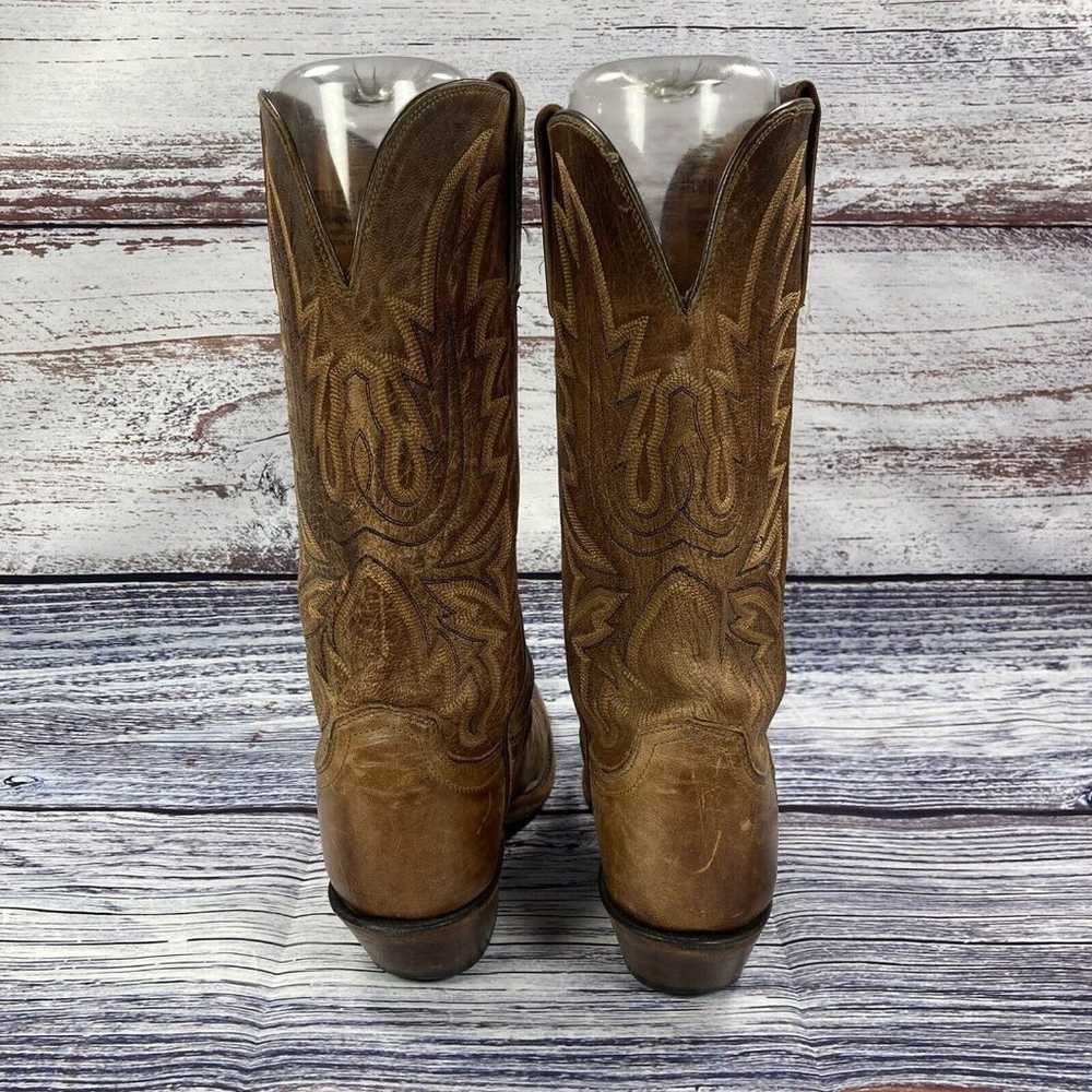 Lucchese Savannah Corbin Brown Mad Dog Goat Leath… - image 5