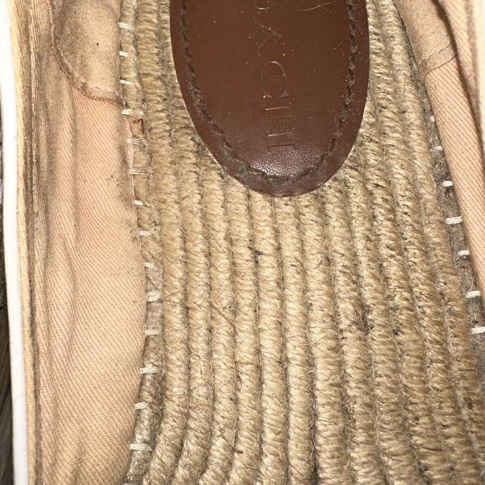 Coach Women's Camryn Leather Espadrilles Size 11 - image 3