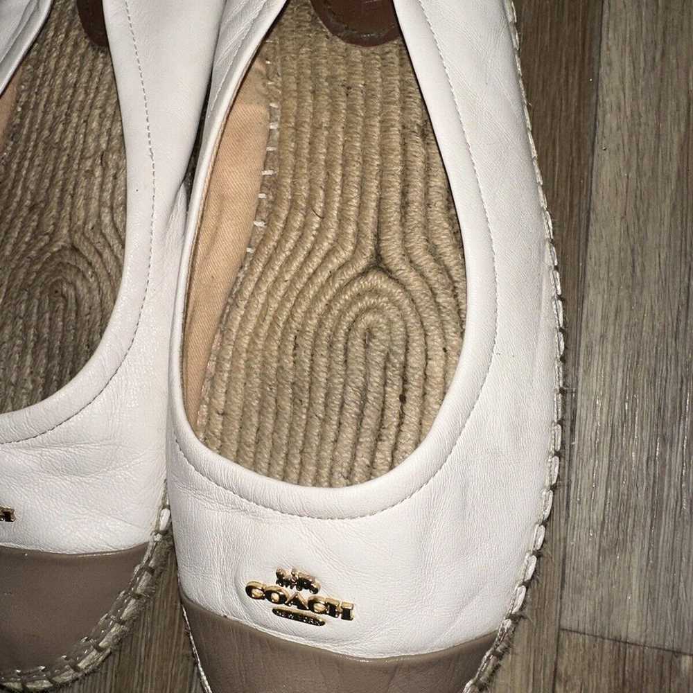 Coach Women's Camryn Leather Espadrilles Size 11 - image 4