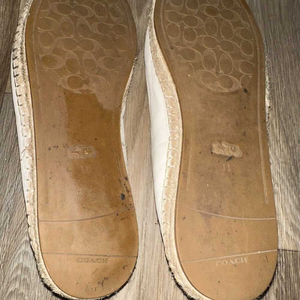 Coach Women's Camryn Leather Espadrilles Size 11 - image 5