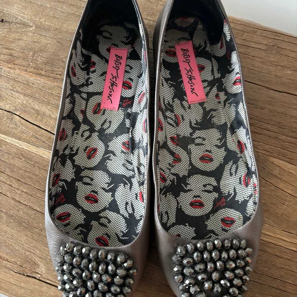 Betsy Johnson Beaded Ballet Flats - image 2