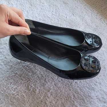 Tory Burch Black Reva Flats Size 6 - image 1