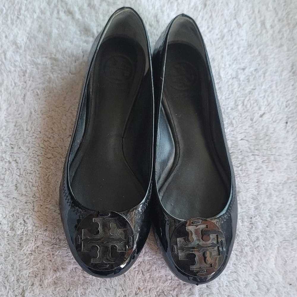 Tory Burch Black Reva Flats Size 6 - image 2