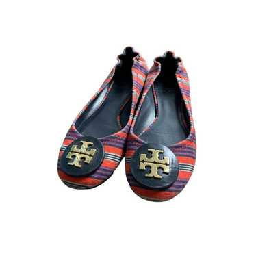 TORY BURCH Multicolor Striped Flats