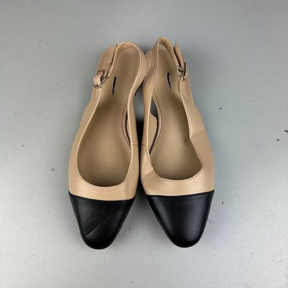 J. Crew Factory Slingbacks with Cap Toe in Nude - image 2