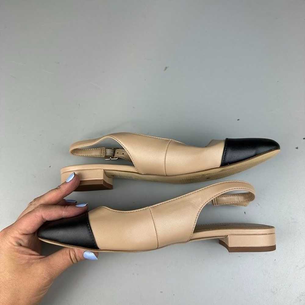 J. Crew Factory Slingbacks with Cap Toe in Nude - image 4