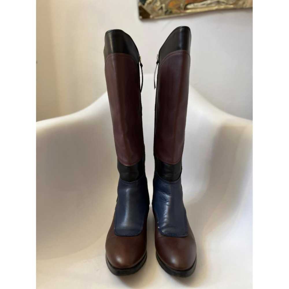 Miu Miu Leather riding boots - image 4