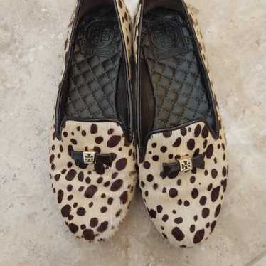 Tory Burch cheetah print Chandra loafers