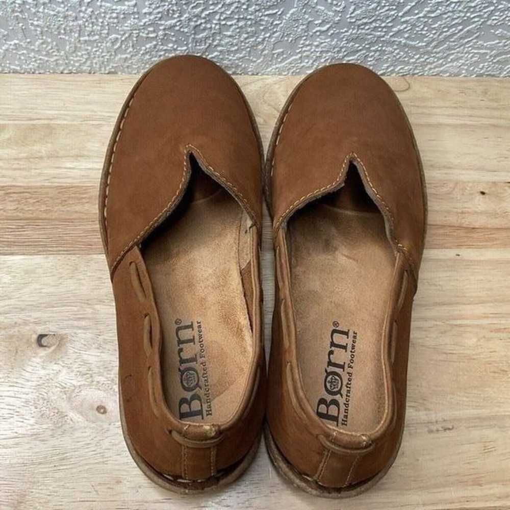 NWOT Born Nampa Womens Tan Maple Leaf Nubuck Hand… - image 4