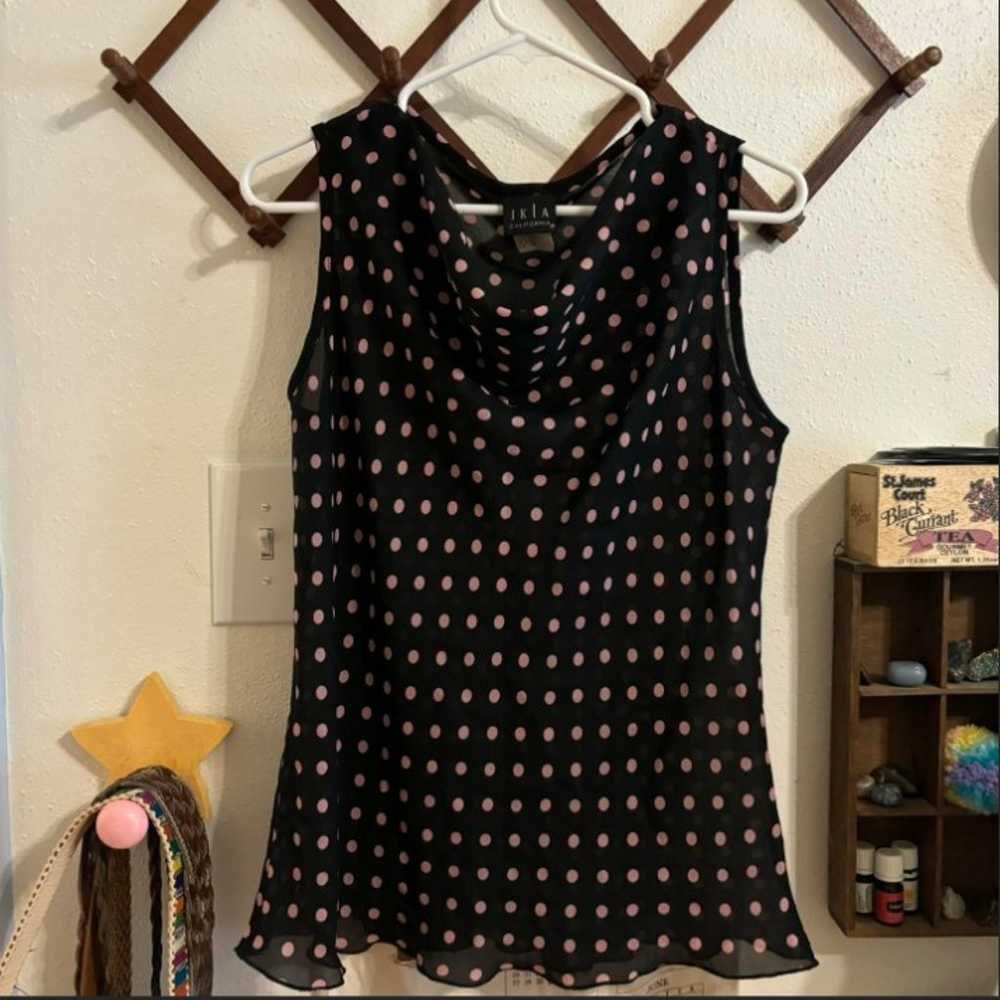 Polka dot y2k blouse - image 1