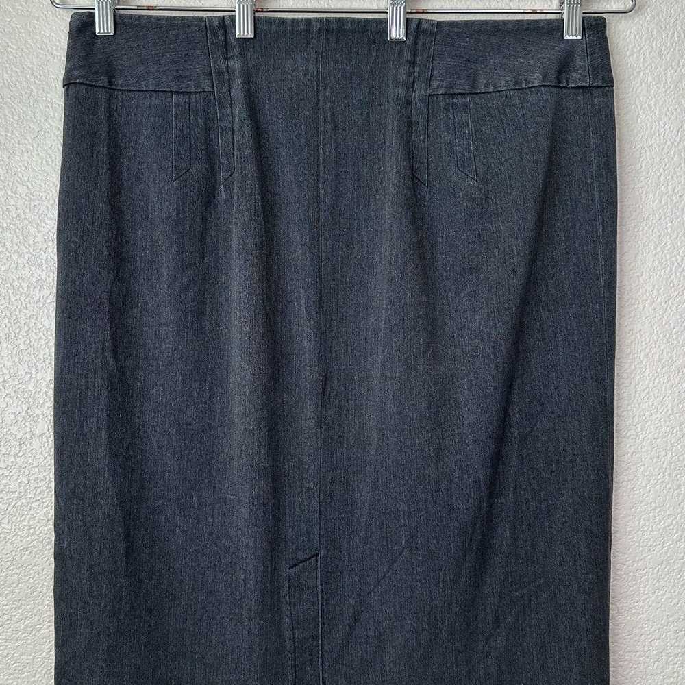 Other Lane Bryant Soft Denim Charcoal Gray Pencil… - image 8