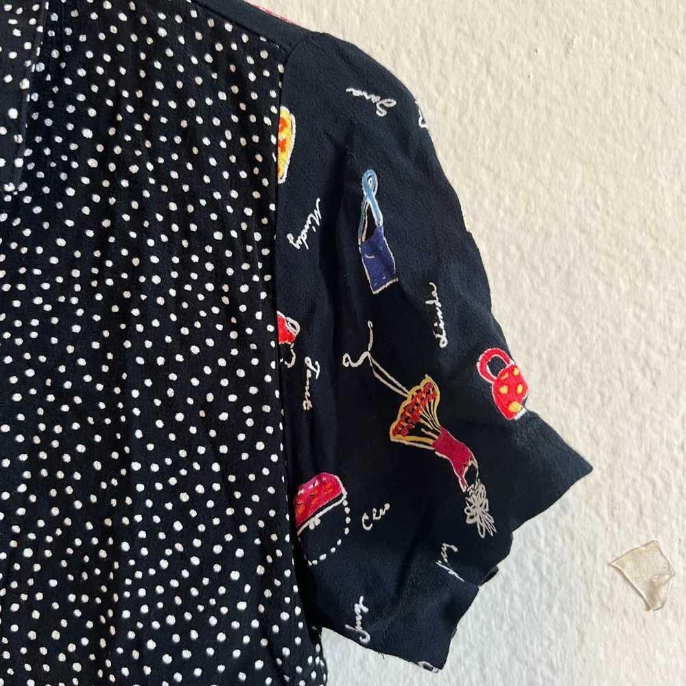 TWYLA&BLU Vintage 90s Short Sleeve Button Down Po… - image 6