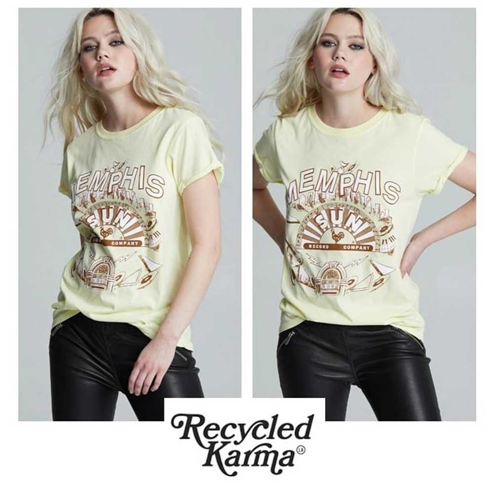 RECYCLED KARMA Sun Records Memphis Tee NWOT Small… - image 1