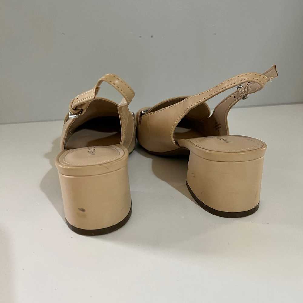 Marc Fisher Graci Pump Sling back Tan Size 7.5 - image 3