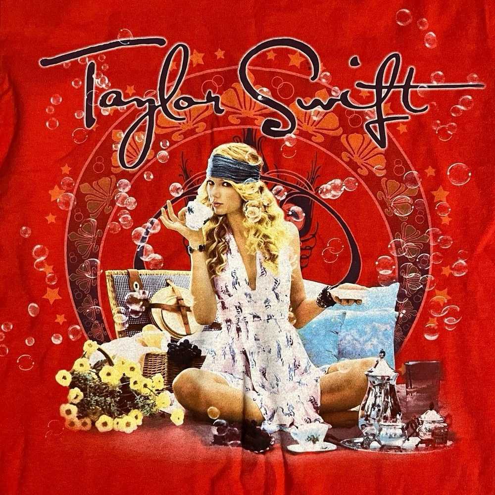 Vintage Taylor Swift Red Fearless Era Shirt - image 2