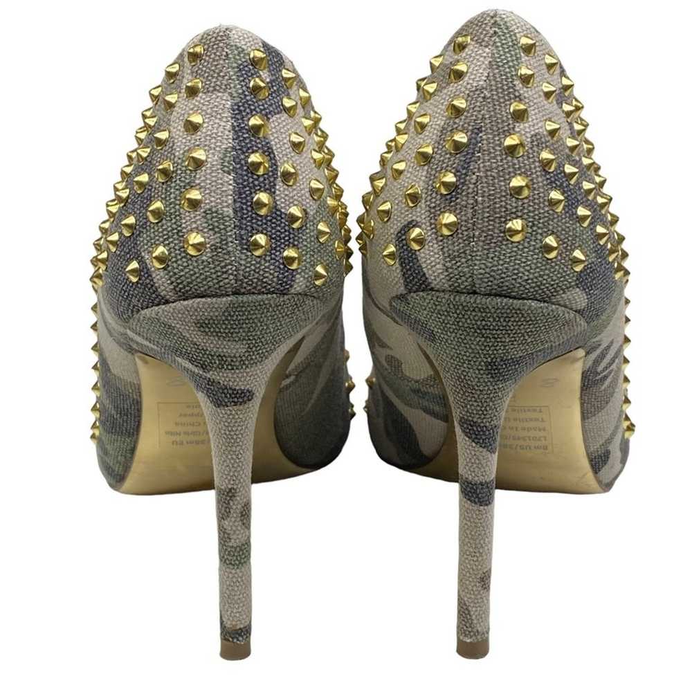 Luichiny Women’s Camouflage Gold Spiked 4” Heel P… - image 7